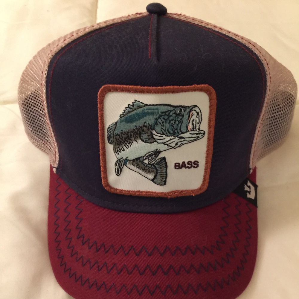 Goorin Bros, The Farm - Men’s Hat - Burgundy and Dark Blue - Pre-owned